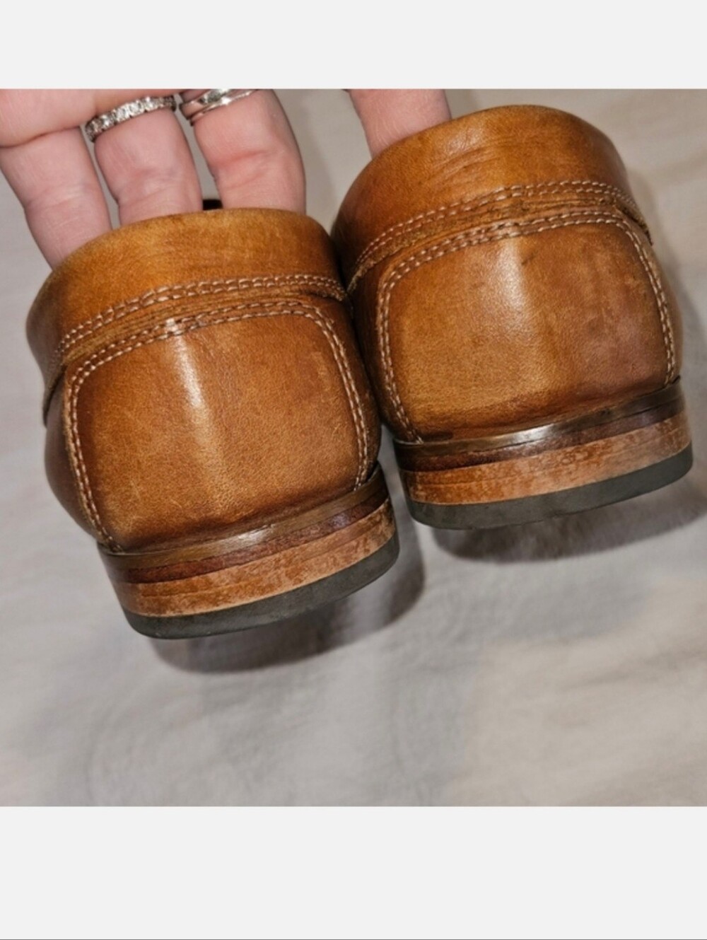 Donald J Pliner Men's Loafers Nicola Men's Size 10 Italian Leather Dress Shoes - Picture 7 of 11